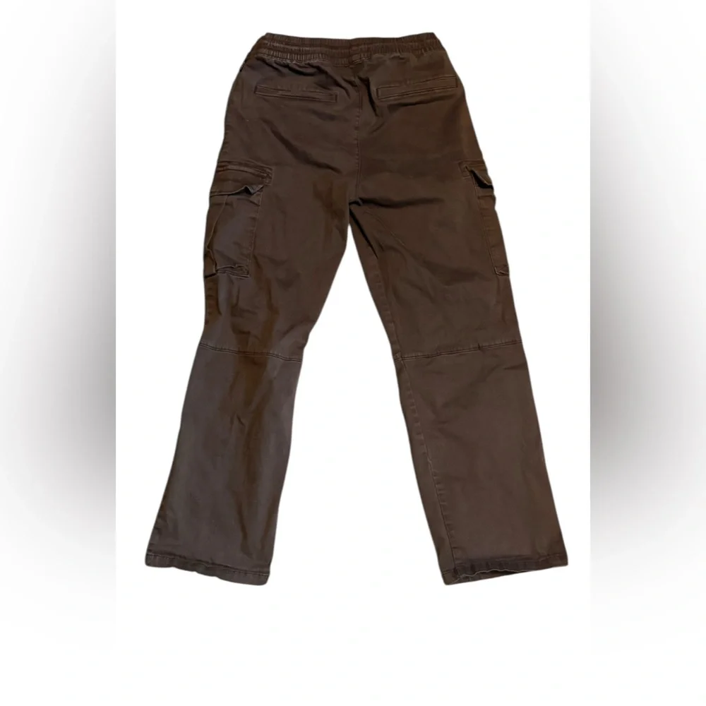 PacSun Stretch Brody Cargo Pants Brown Baggy Fit Size Small - Picture 8 of 12